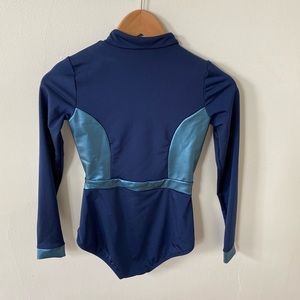Long sleeve Blue leotard
